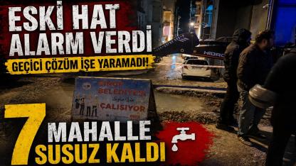 Sinop’ta su kesintisi: Eski hattaki arıza kent genelini etkiledi