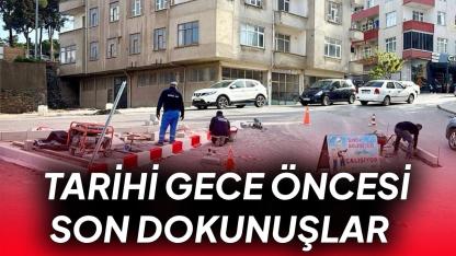 Sinop’ta tarihi maç öncesi yoğun mesai