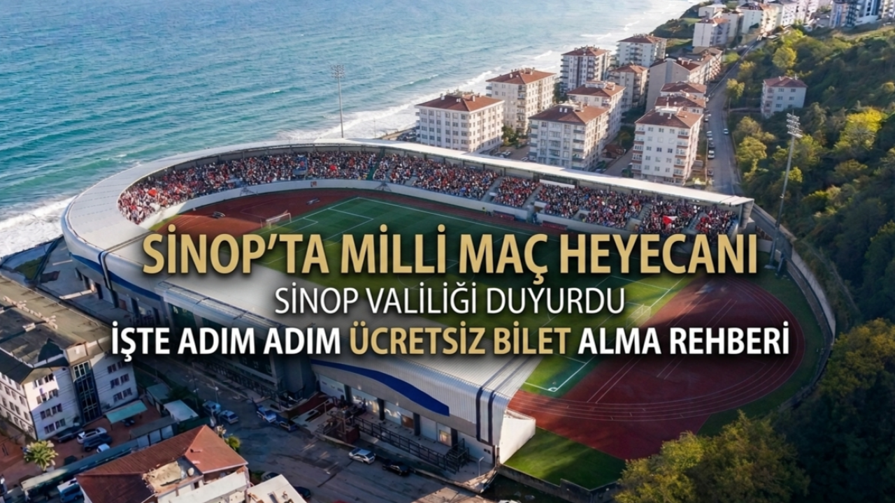 Sinop’ta tarihi maçın biletleri ücretsiz olacak: Sinop Valiliği'nden Milli Maç için bilet duyurusu