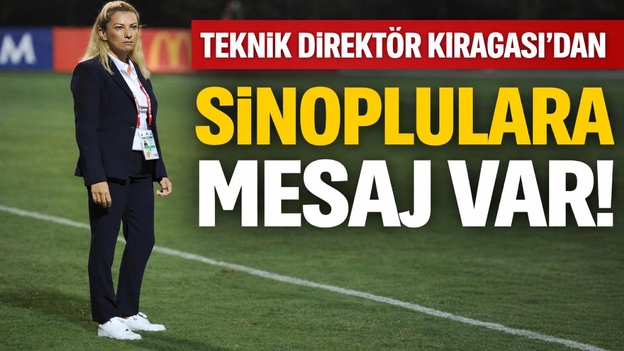 Sinop’ta tarihi randevu: Teknik Direktör Kıragası’ndan Sinoplulara özel mesaj!