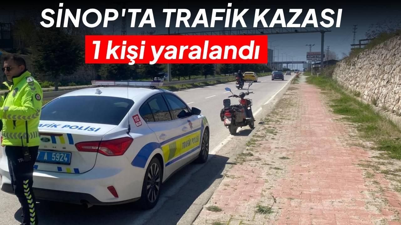 Sinop’ta traktör kasasındaki dallar kazaya sebep oldu
