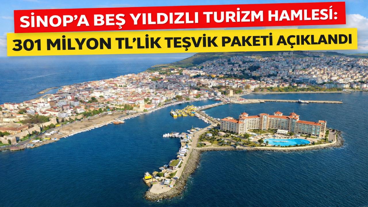 Sinop’ta turizm yatırımlarına dev destek