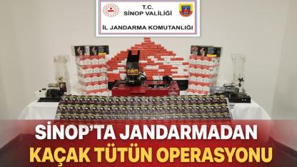 Sinop'ta tütün kaçakçılığına jandarma engeli