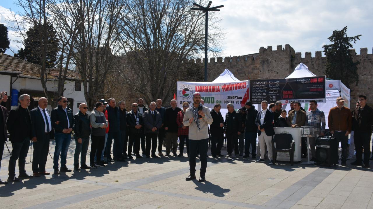 Sinop’ta “Vicdan Nöbeti Çadırı” kuruldu