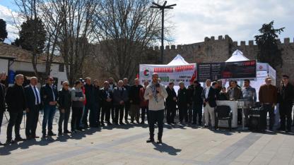 Sinop’ta “Vicdan Nöbeti Çadırı” kuruldu