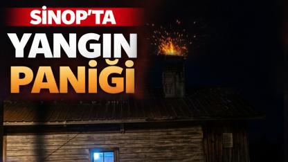 Sinop'ta yangın ihbarı ekipleri harekete geçirdi