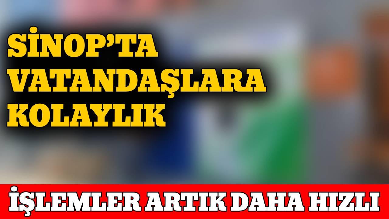 Sinop’ta yeni ATM hizmete alındı