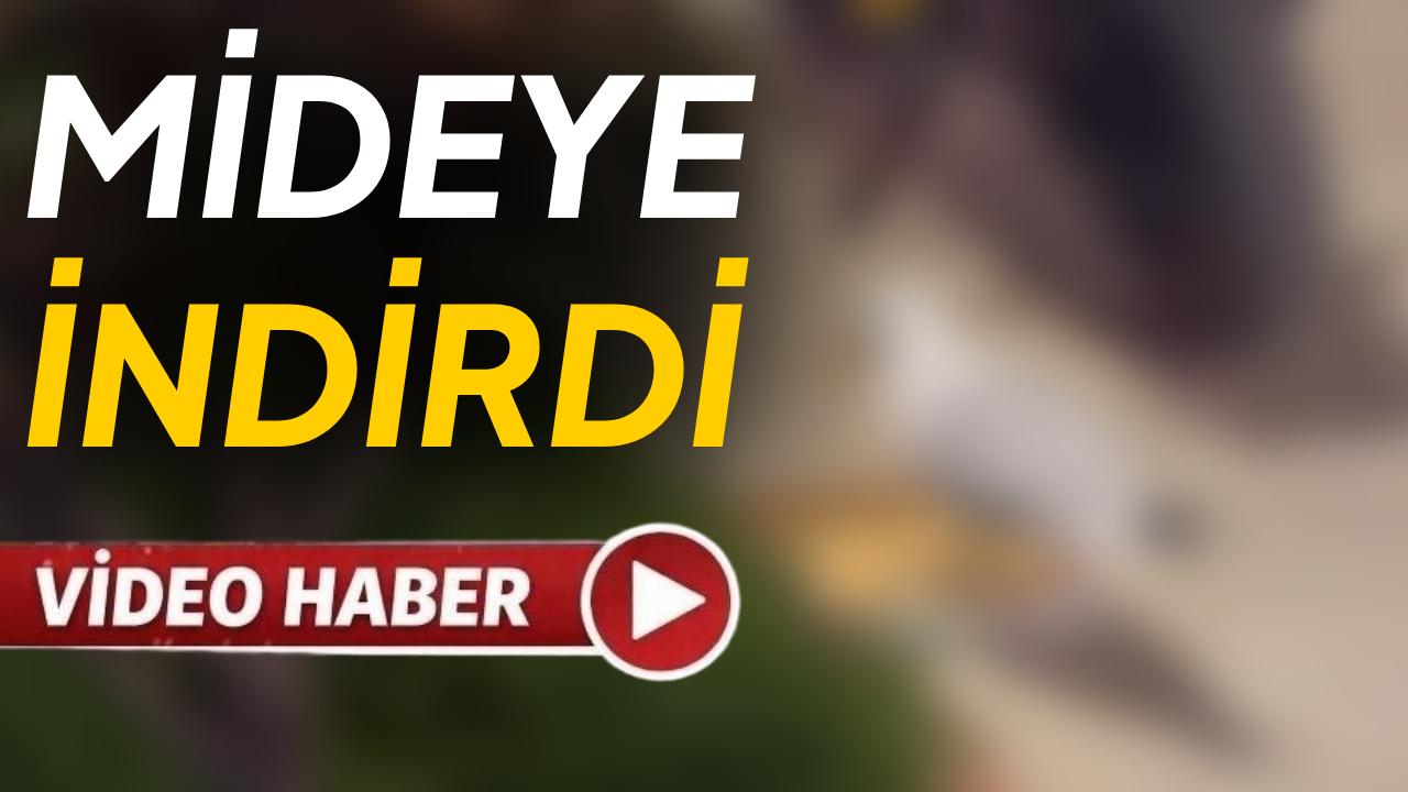 Sokak ortasında ziyafet çekti