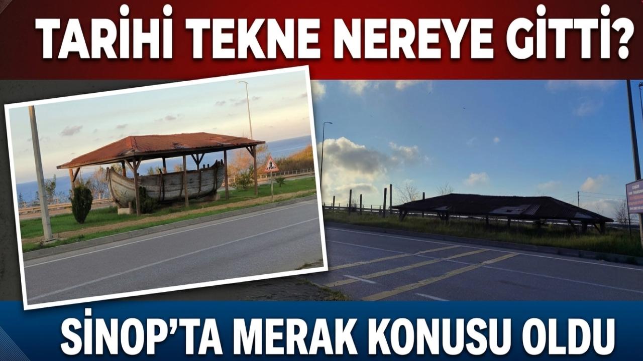 Tekne gitti, merakı kaldı