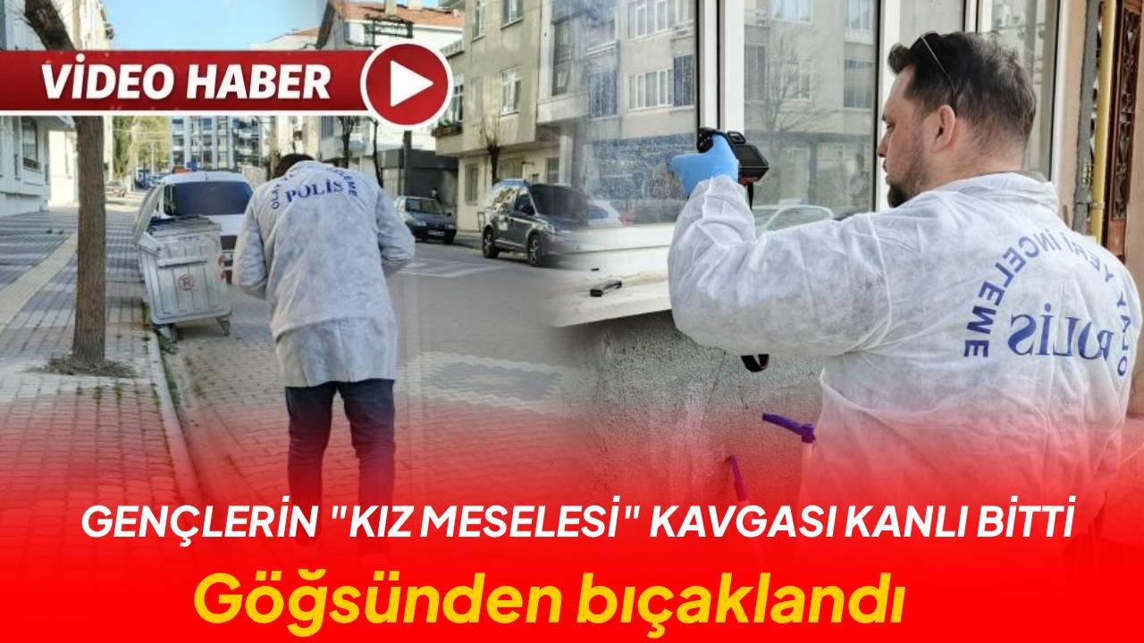 Telefonda başladı, sokakta bıçaklar konuştu