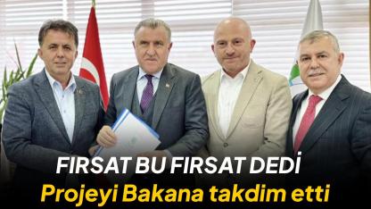 Türkeli Belediye Esnaf Spor tesisi projesi Bakan Bak’a sunuldu