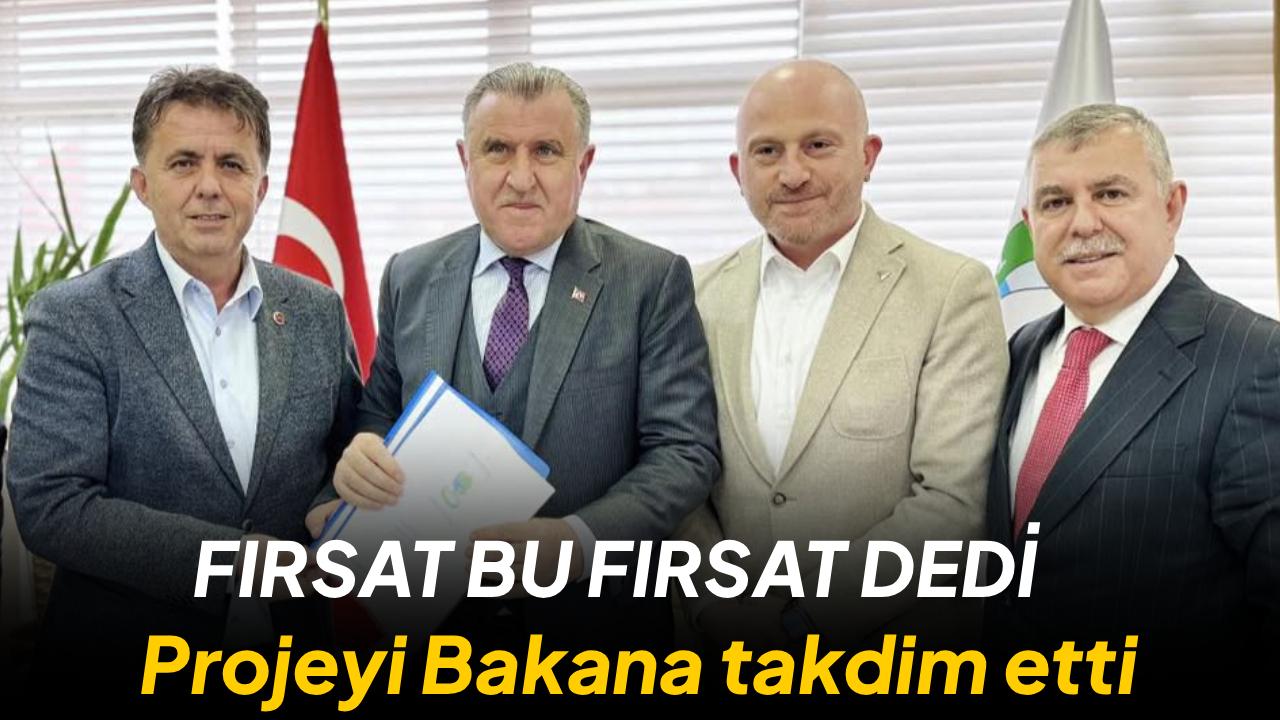 Türkeli Belediye Esnaf Spor tesisi projesi Bakan Bak’a sunuldu