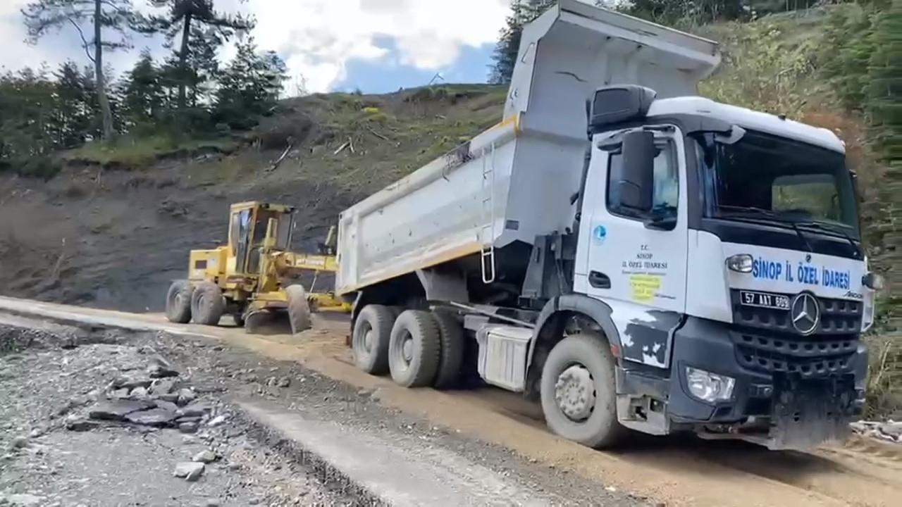 Türkeli'de güvenli ulaşım için hummalı çalışma