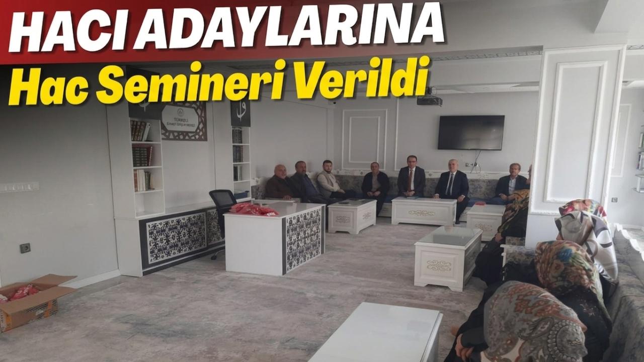 Türkeli'de hac adaylarına yönelik hazırlık semineri