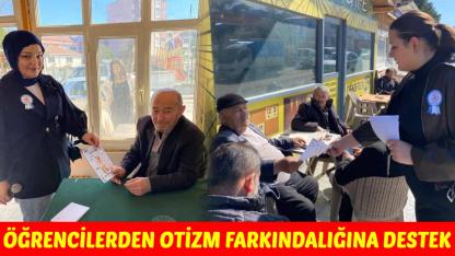 Türkeli'de MYO öğrencileri otizme dikkat çekti
