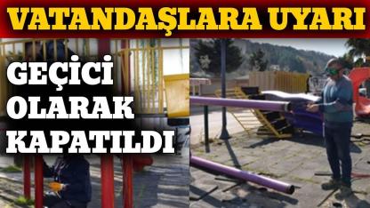 Türkeli'de o park bakıma alındı