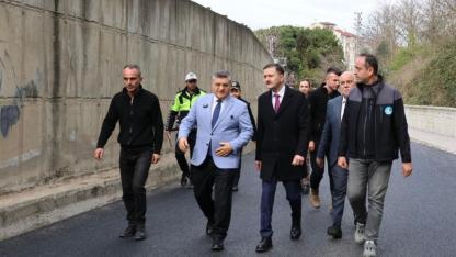 Vali Özarslan yerinde inceledi: Stat yolu milli maça hazır