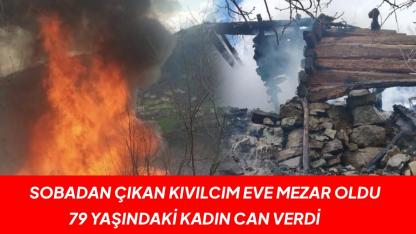 Yakakent’te facia: Alzheimer hastası yaşlı kadın yangında can verdi