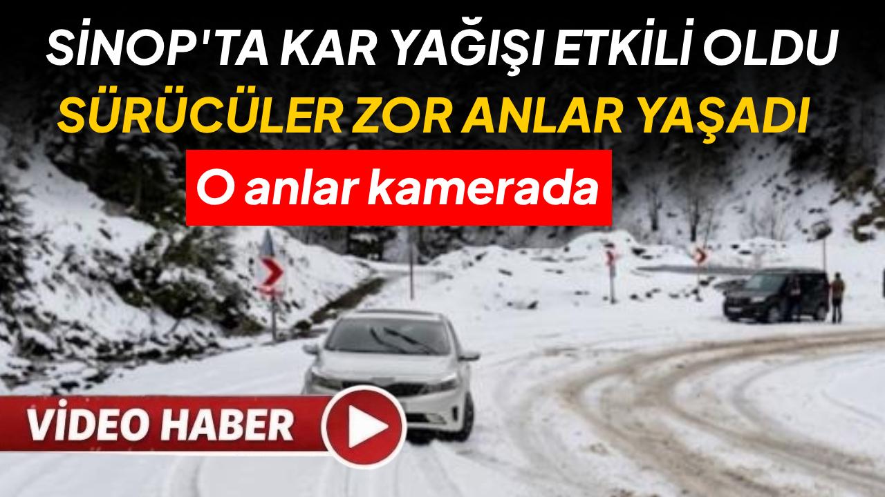 Yaz beklerken kar geldi: Araçlara zor anlar yaşattı