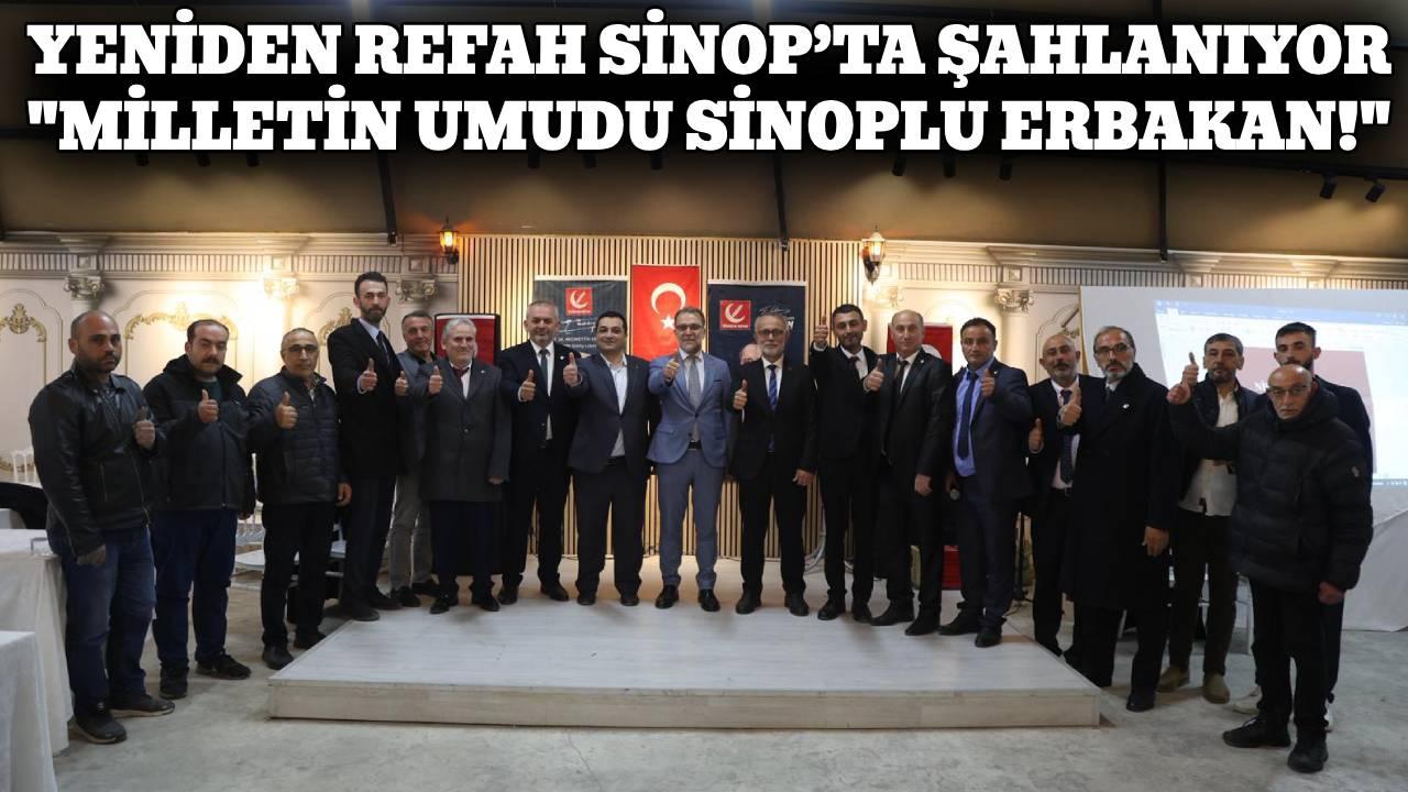 Yeniden Refah Partisi Sinop’ta il divan toplantısını gerçekleştirdi