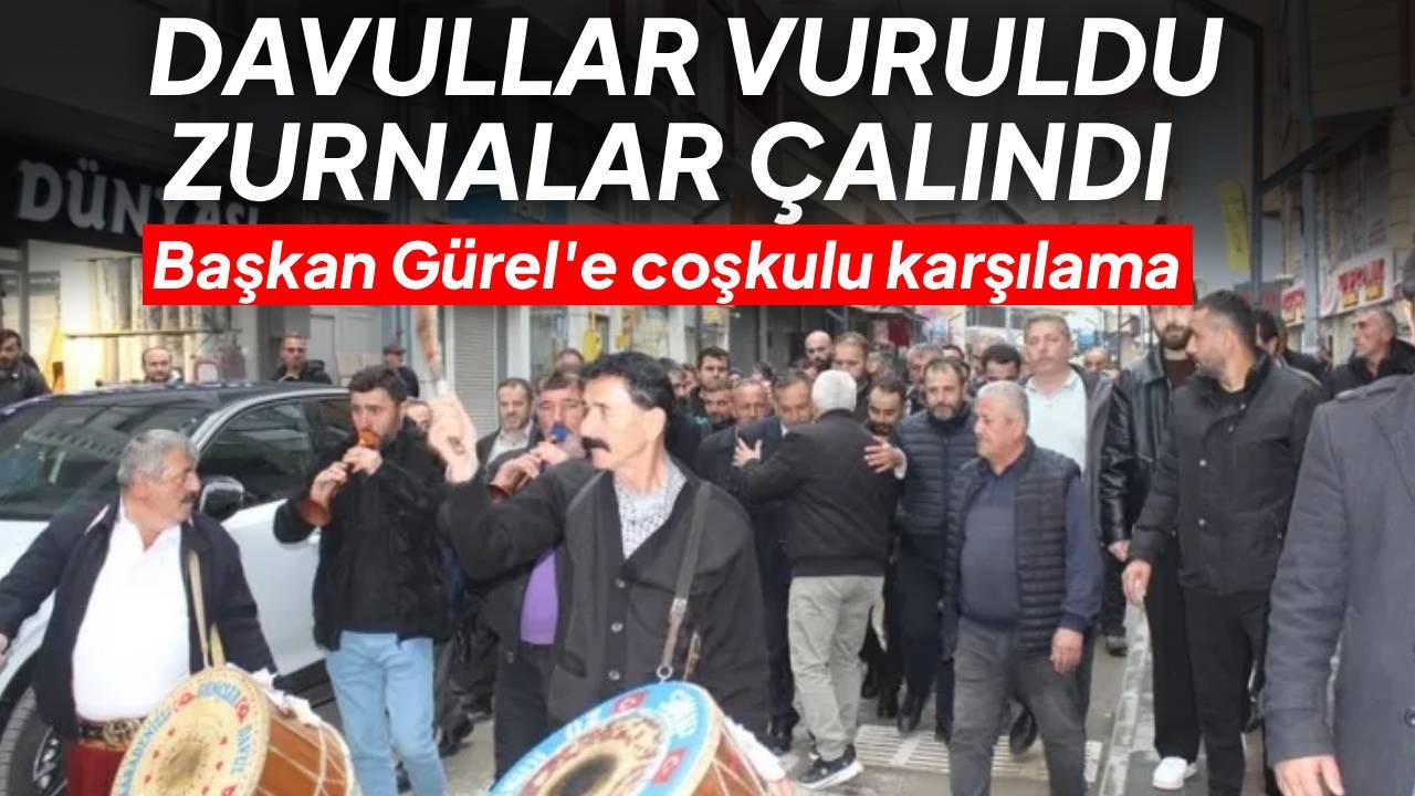 Başkan Gürel’e memleketinde tarihi karşılama
