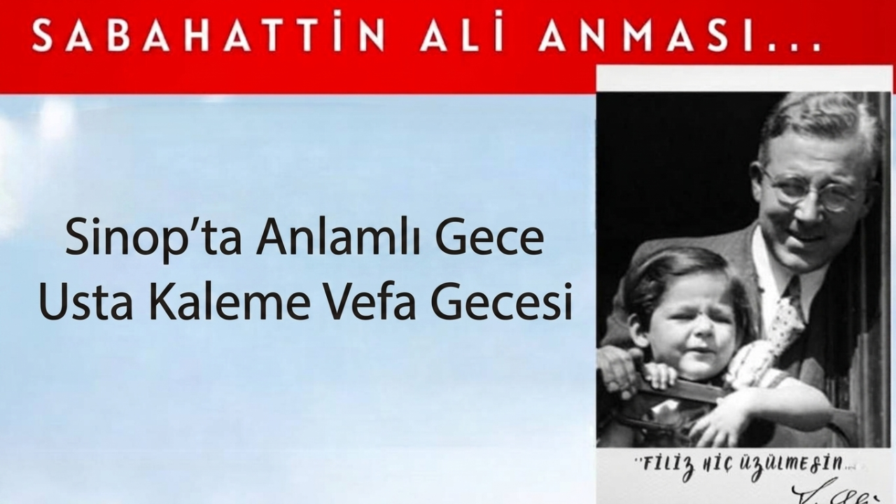 Edebiyat ve anılar Sinop’ta buluşacak