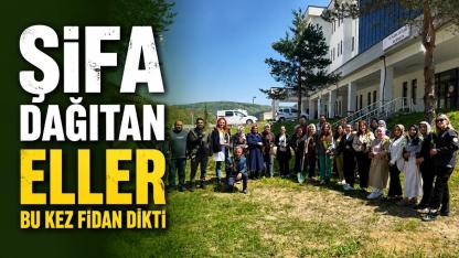 Erfelek'te hastane personeli geleceğe nefes oldu