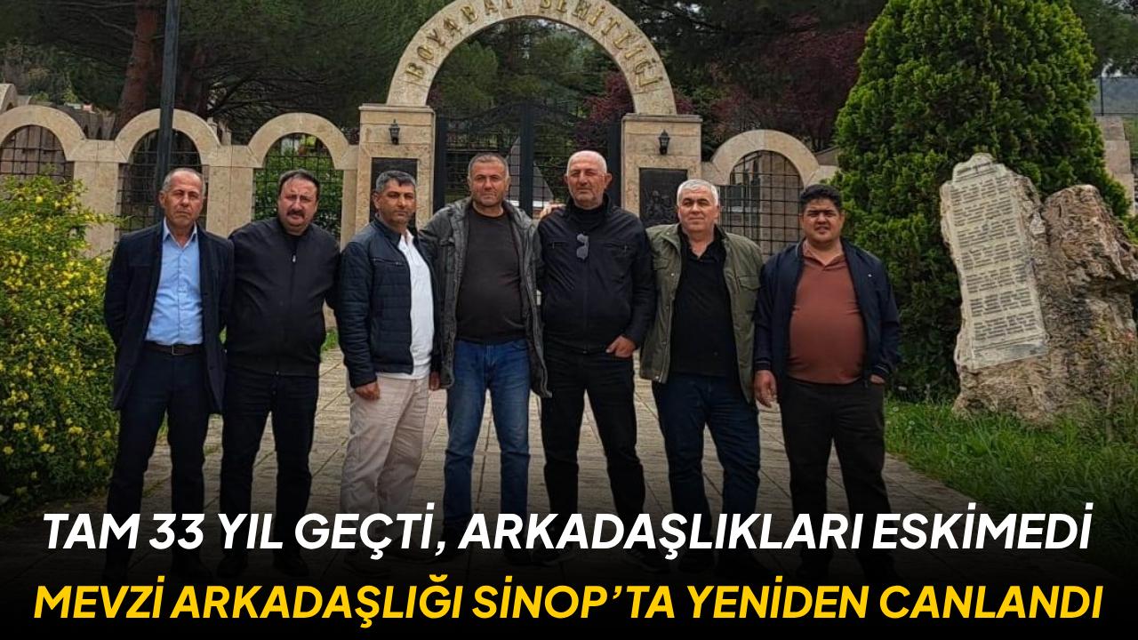 Eski silah arkadaşlarının rotası bu kez Sinop oldu