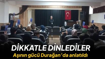 İmamlar ve öğrenciler aşıların koruyuculuğu hakkında bilgilendirildi