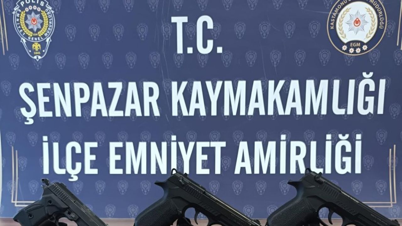 Kastamonu'da silahla havaya ateş eden 3 kişiye 45 bin lira para cezası uygulandı