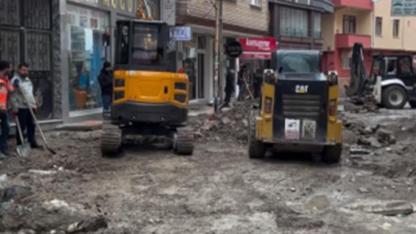 Sinop’ta doğalgaz ve yol çalışmaları eş zamanlı sürüyor