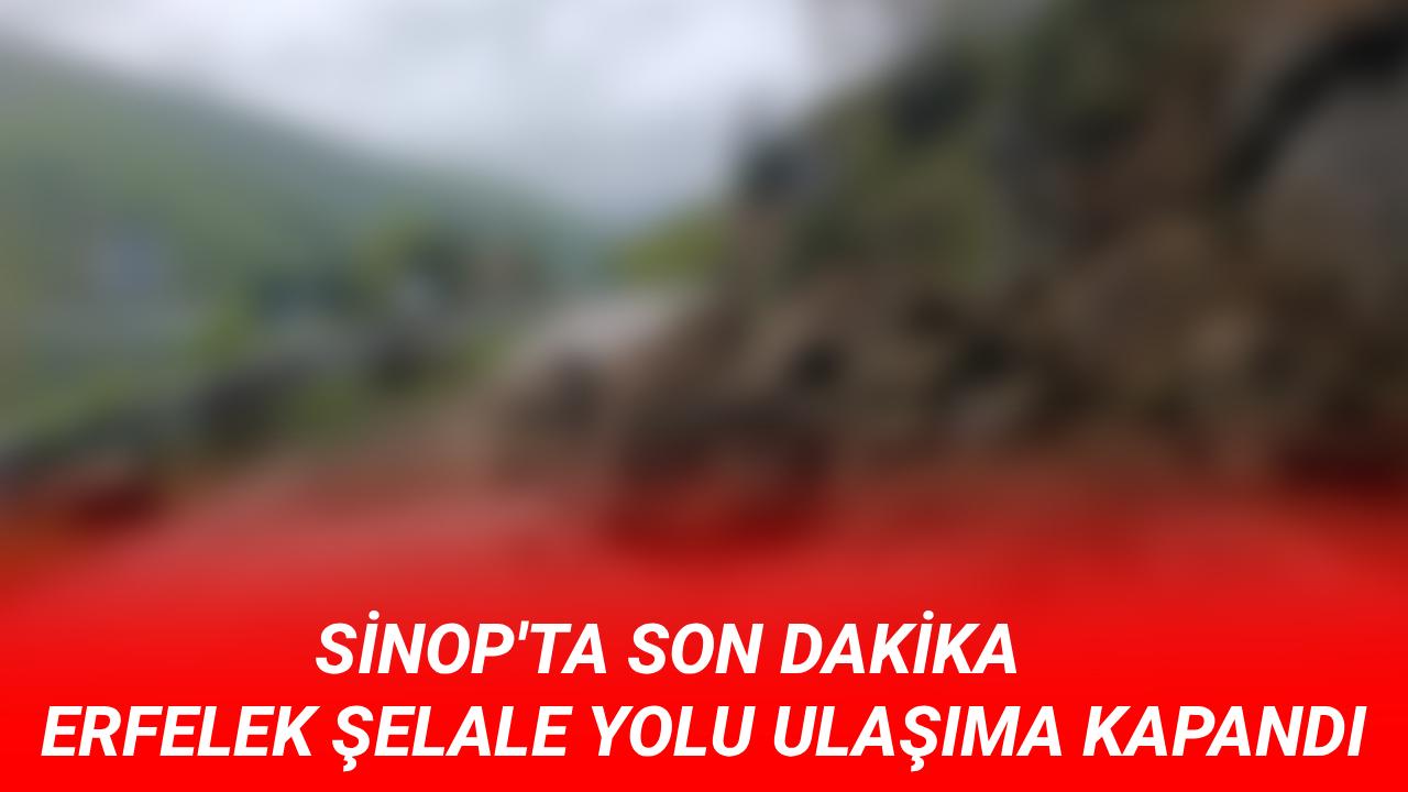 Kopan kayalar ulaşımı durdurdu: Ekipler sahada