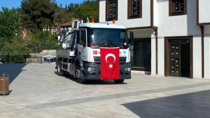 Sinop kırsalında temizlik hizmetlerine yeni araç desteği