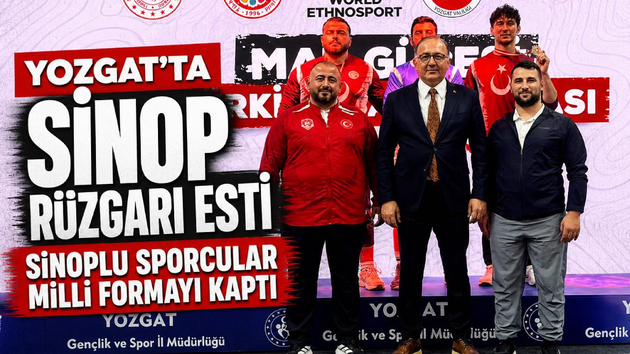Sinoplu sporcular Türkiye Şampiyonası’na damga vurdu