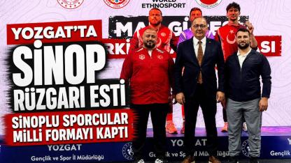 Sinoplu sporcular Türkiye Şampiyonası’na damga vurdu