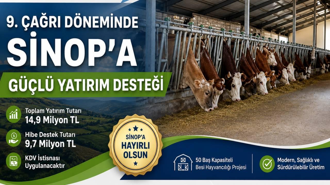Sinop’ta IPARD Projelerine bir yenisi daha eklendi
