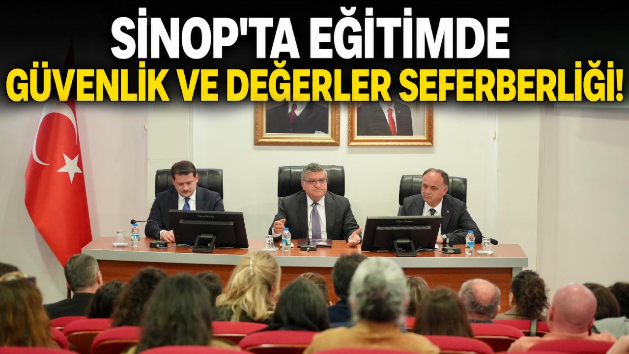 Sinop'ta okullar daha güvenli hale getiriliyor