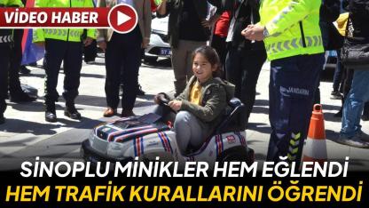 Sinop’ta trafik haftası’nda farkındalık yürüyüşü