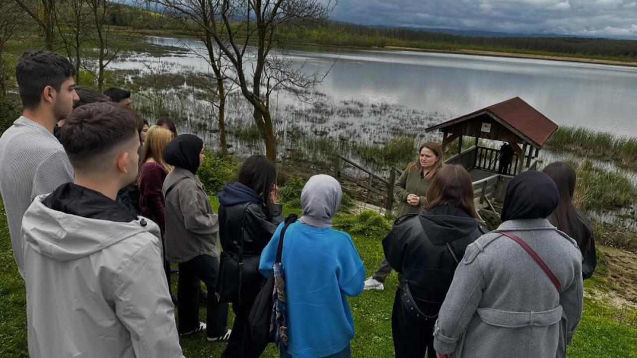 Sinop'ta üniversite öğrencileri biyoçeşitliliği yerinde öğrendi