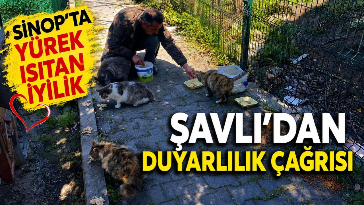 Sinop’ta yürek ısıtan iyilik