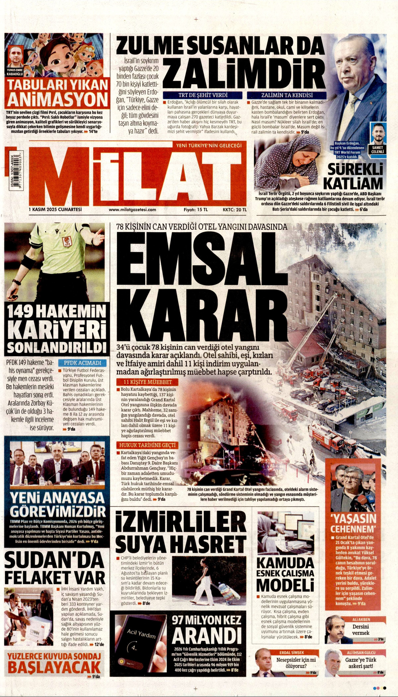 MİLAT Gazete Manşeti