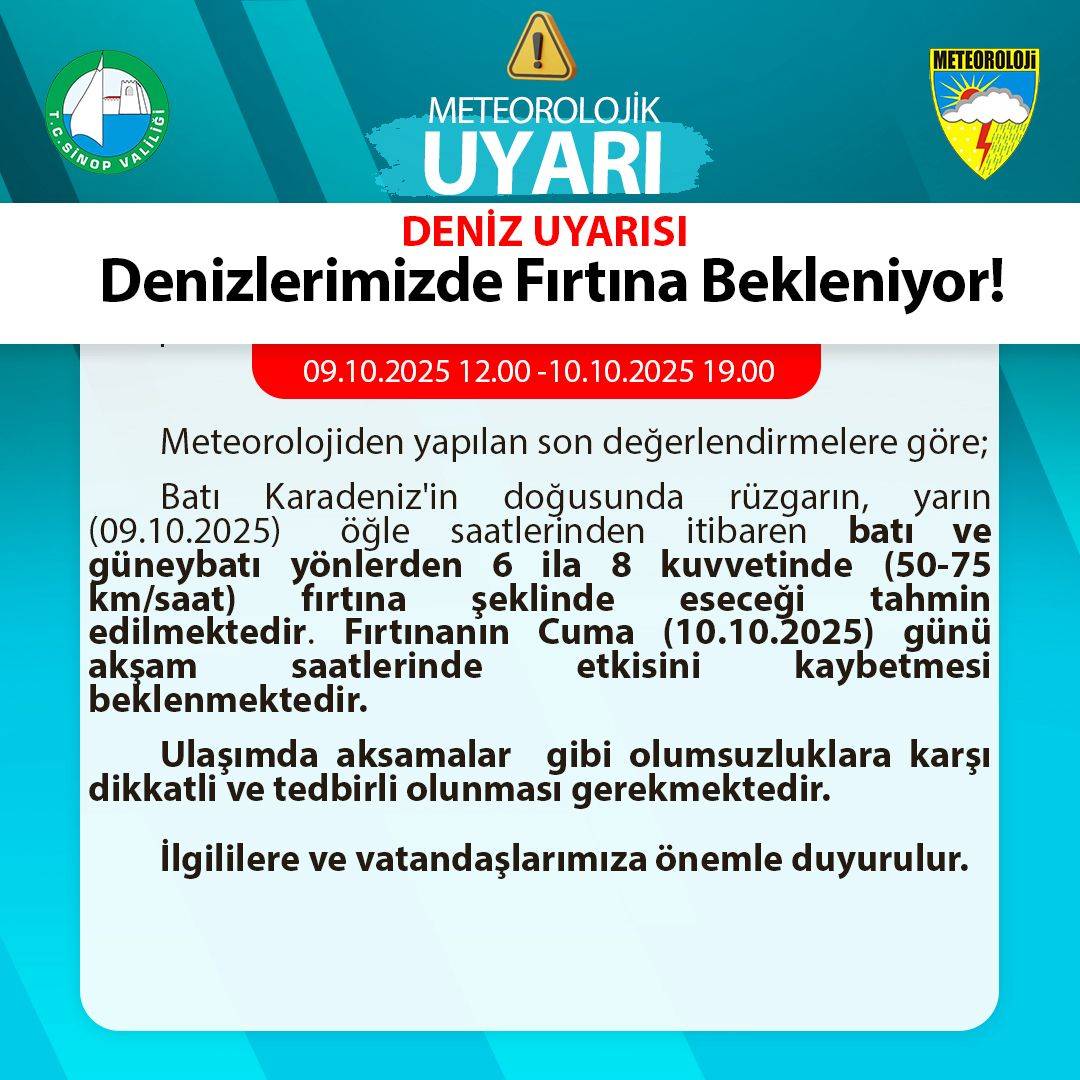 Dikkat fırtına geliyor