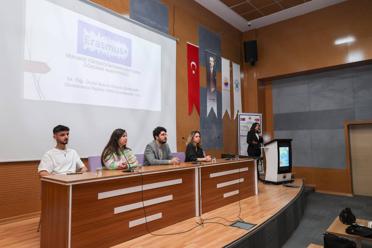 Öğrencilere ERASMUS+ fırsatları anlatıldı