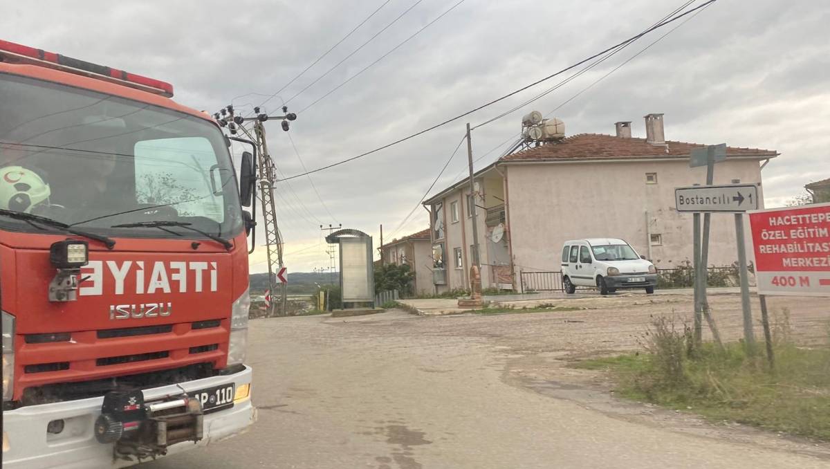 Sinop’ta elektrikli motosikletten çıkan yangın korkuttu