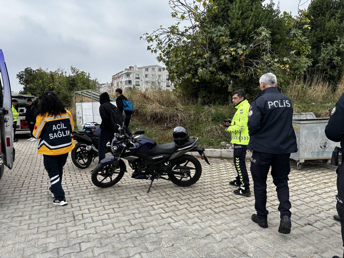 Sinop'ta iki motosikletin çarpıştığı kazada 2 kişi yaralandı