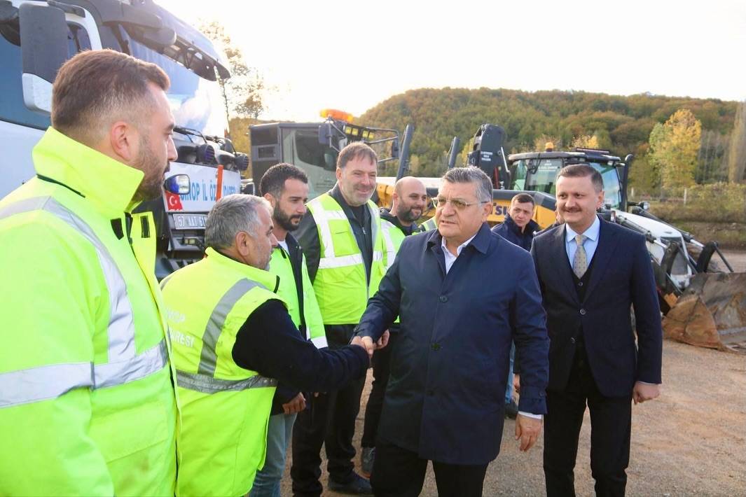 Sinop İl Özel İdaresi kışa hazır: 66 iş makinesi ve 150 personel 7/24 nöbette