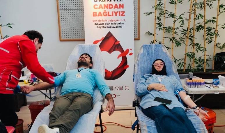 Sinop’ta kan bağışı standı kuruldu