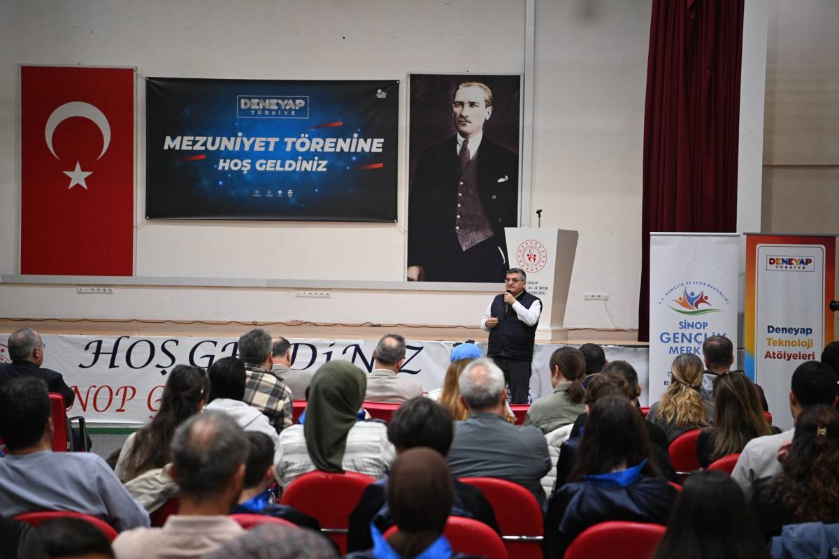 Sinop'ta Deneyap öğrencileri mezun oldu