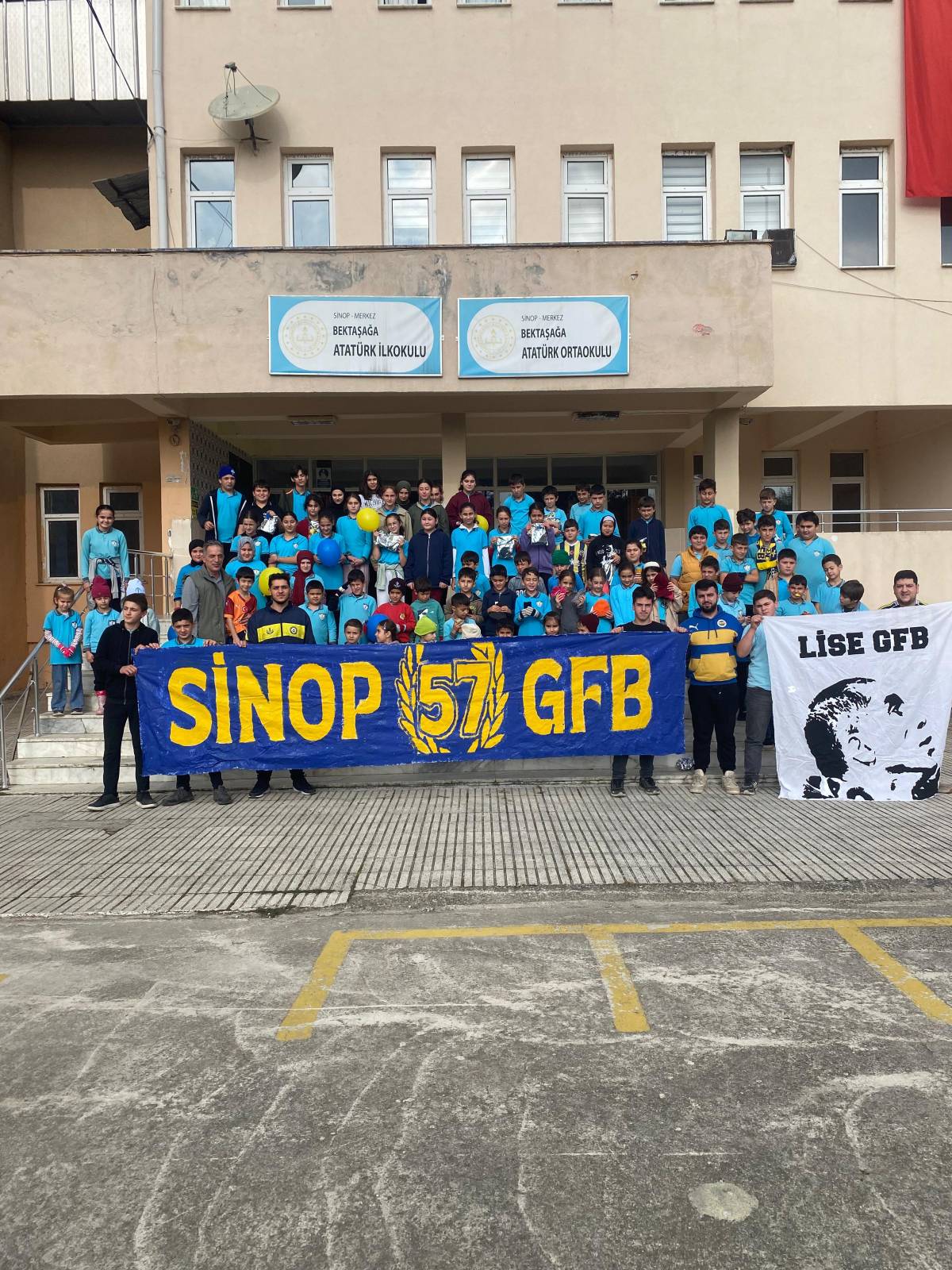 Sinop GFB'den köy okuluna anlamlı ziyaret