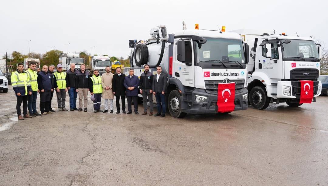 Sinop İl Özel İdaresi filosuna yeni araç takviyesi